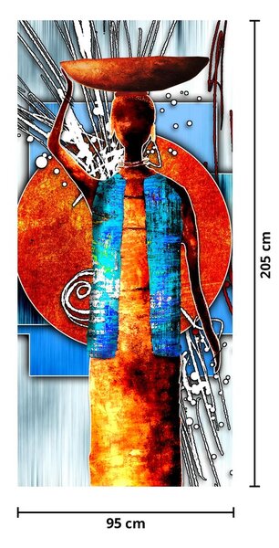 Fototapeta na dveře - Malba starověké osoby (95x205cm)