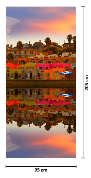 Fototapeta na dveře - Místo pro letní koupání (95x205cm)