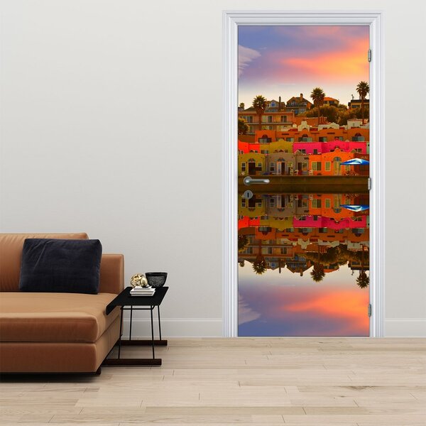 Fototapeta na dveře - Místo pro letní koupání (95x205cm)