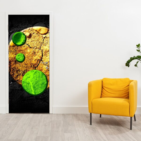 Fototapeta na dveře - Abstrakce koulí (95x205cm)