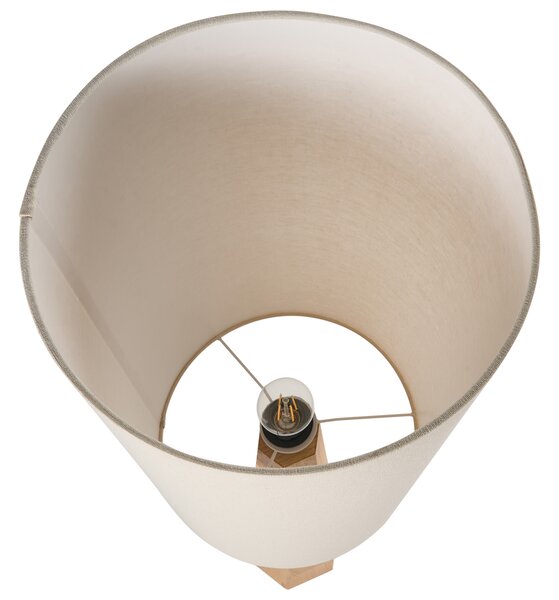 Stojací lampa ILALA Dřevo Přírodní