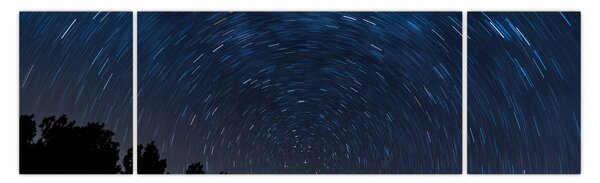 Obraz noční oblohy (170x50 cm)