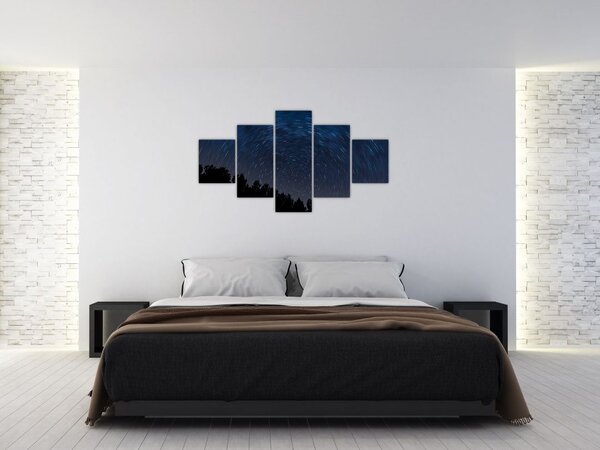 Obraz noční oblohy (125x70 cm)