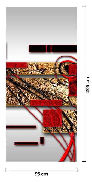 Fototapeta na dveře - Abstrakce (95x205cm)