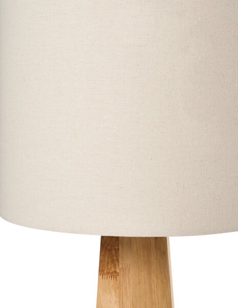 Stojací lampa ILALA Dřevo Přírodní
