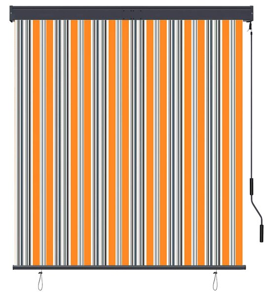 Venkovní roleta 140 x 250 cm žlutomodrá