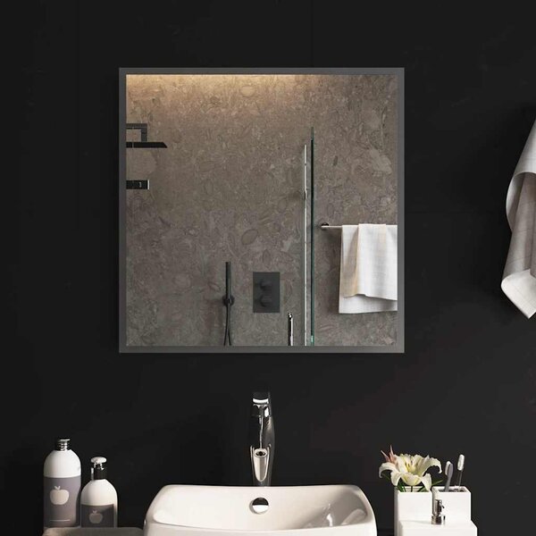 Koupelnové zrcadlo s LED osvětlením 60 x 60 cm