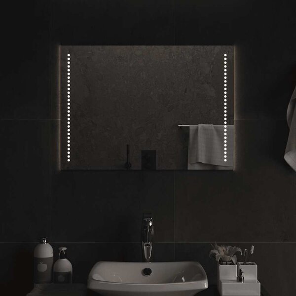 Koupelnové zrcadlo s LED osvětlením 70x50 cm