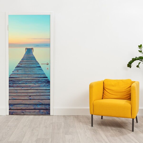 Fototapeta na dveře - Molo do nekonečna (95x205cm)