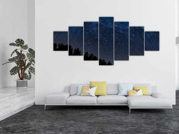 Obraz noční oblohy (210x100 cm)