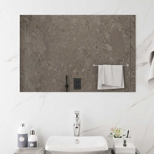 Koupelnové zrcadlo s LED osvětlením 90 x 60 cm