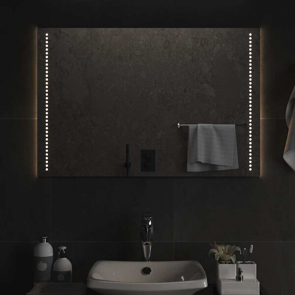 Koupelnové zrcadlo s LED osvětlením 90 x 60 cm
