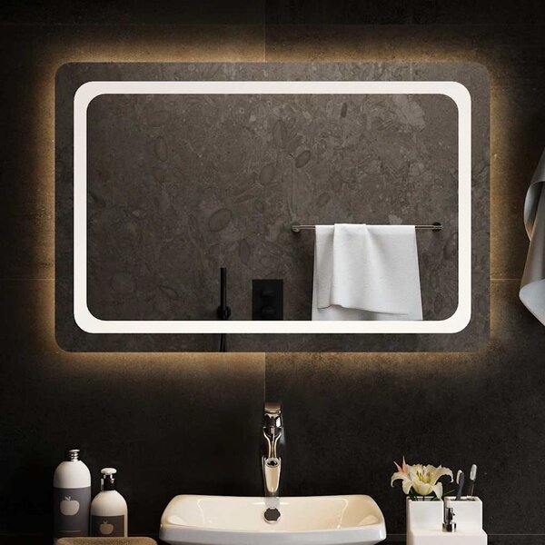 Koupelnové zrcadlo s LED osvětlením 90x60 cm