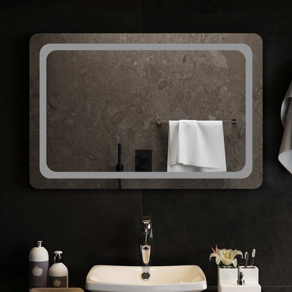 Koupelnové zrcadlo s LED osvětlením 90x60 cm