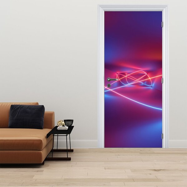 Fototapeta na dveře - Moderní abstrakce (95x205cm)