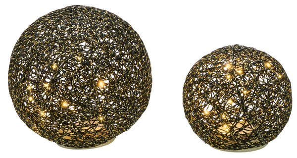 Vánoční dekorace BOLMEN 15/20 cm Vánoční baňka Černá