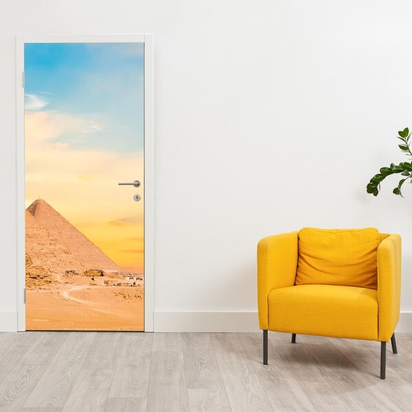 Fototapeta na dveře - Egyptské pyramidy (95x205cm)