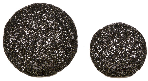 Vánoční dekorace BOLMEN 15/20 cm Vánoční baňka Černá