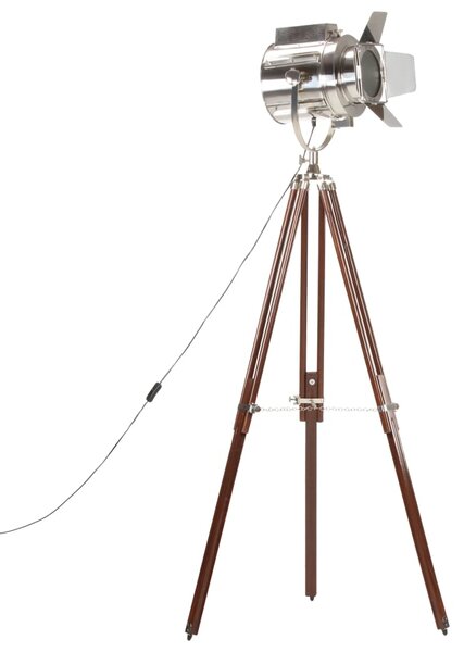 Stojací lampa na stativu masivní mangovníkové dřevo 180 cm