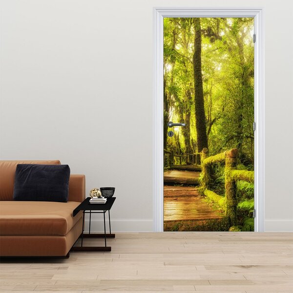 Fototapeta na dveře - Mechová džungle (95x205cm)