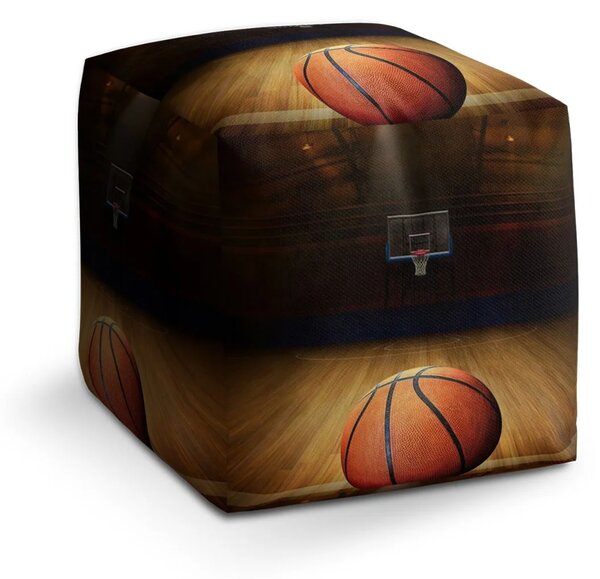 Sablio Taburet Cube Basketball - 40x40x40 cm