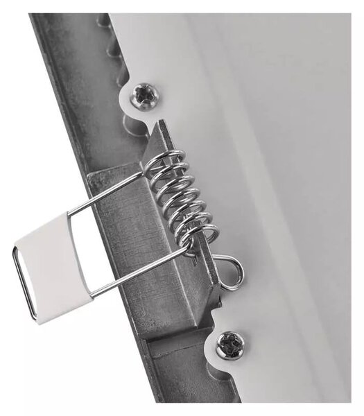 EMOS Stříbrný vestavný LED panel hranatý 170 x 170mm 12,5W CCT Premium ZD2233