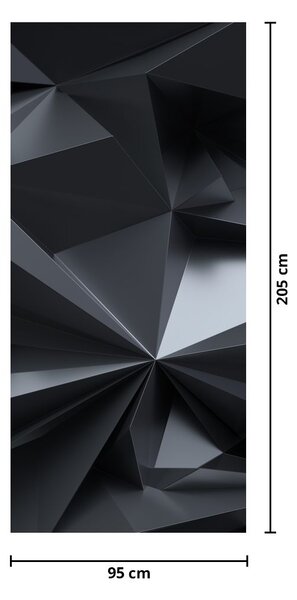 Fototapeta na dveře - Geometrická abstrakce (95x205cm)