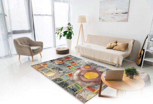 Oriental Weavers, Kusový koberec Zoya 156 X (99Q01) – na ven i na doma, 120x180, vícebarevná, chodba / předsíň