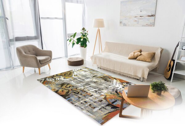 Oriental Weavers, Kusový koberec Zoya 508 X – na ven i na doma, 80x165, vícebarevná, chodba / předsíň