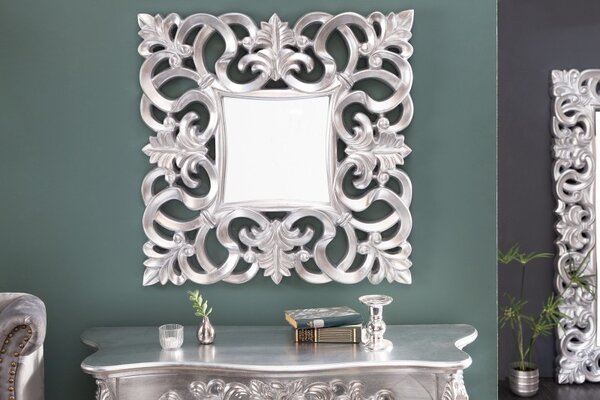 Moderní nástěnné zrcadlo - Venice, stříbrné malé