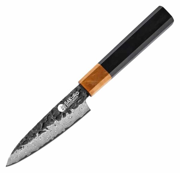 Loupací nůž z damaškové oceli SaKuRo Eben 2.0 9,7 cm