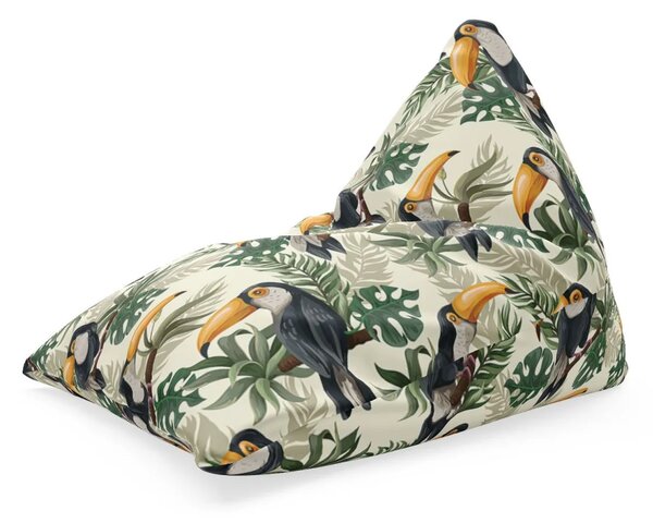 Sablio Sedací vak Triangl Tukan: 120 x 100 x 100 cm