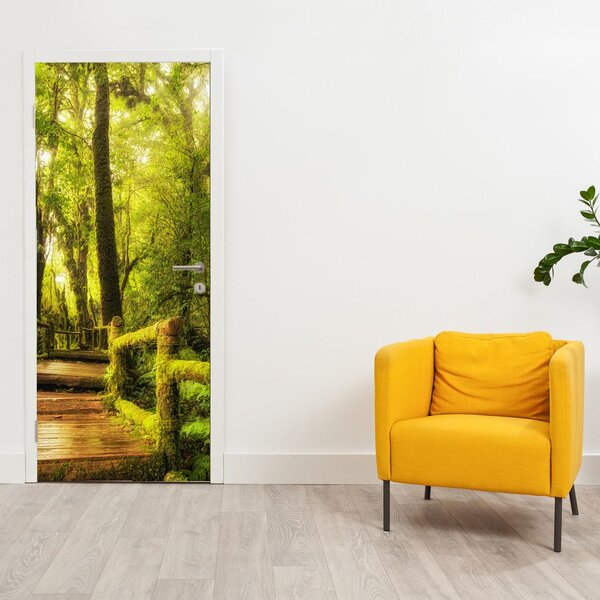 Fototapeta na dveře - Mechová džungle (95x205cm)