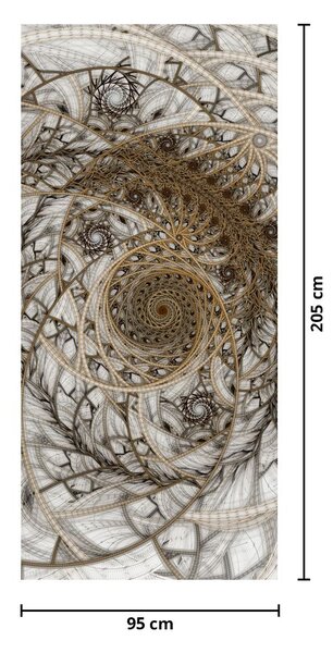 Fototapeta na dveře - Ornamentalní umění (95x205cm)