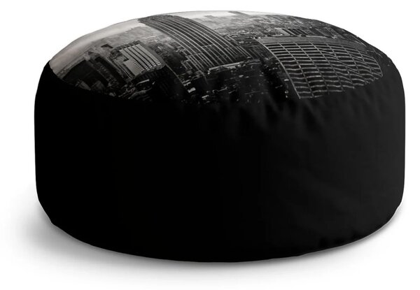Sablio Taburet Circle Manhattan: 38x48 cm