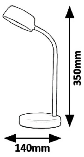 Rabalux stolní lampa Berry LED 4,5W 6778