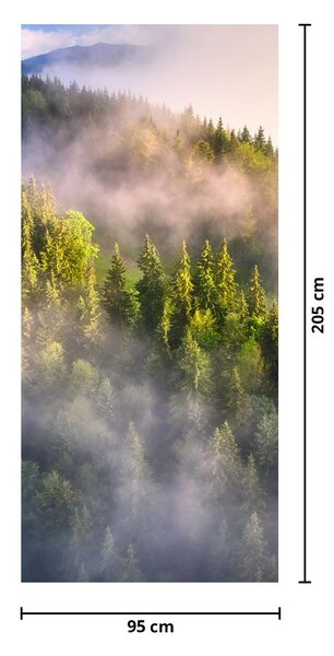 Fototapeta na dveře - Horská krajina (95x205cm)