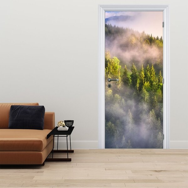 Fototapeta na dveře - Horská krajina (95x205cm)