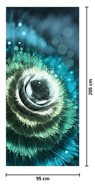 Fototapeta na dveře - Květ v detailu (95x205cm)