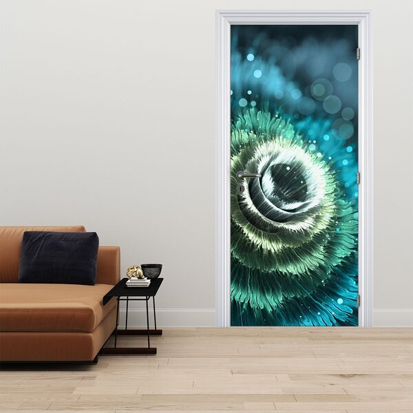 Fototapeta na dveře - Květ v detailu (95x205cm)