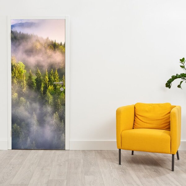 Fototapeta na dveře - Horská krajina (95x205cm)