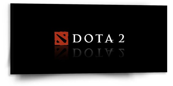 Sablio Obraz DOTA 2 Černá - 110x50 cm