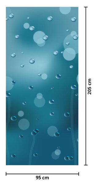 Fototapeta na dveře - Kapičky (95x205cm)