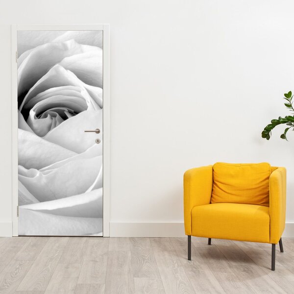 Fototapeta na dveře - Detail květu růže (95x205cm)