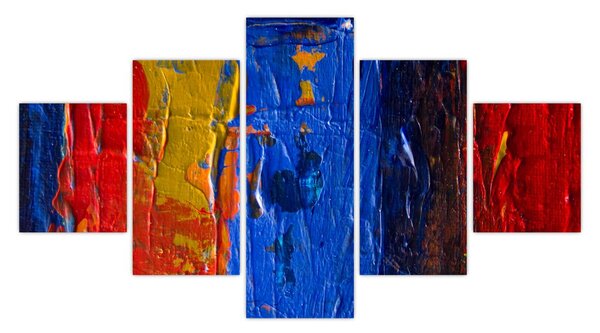 Obraz malířských barev (125x70 cm)