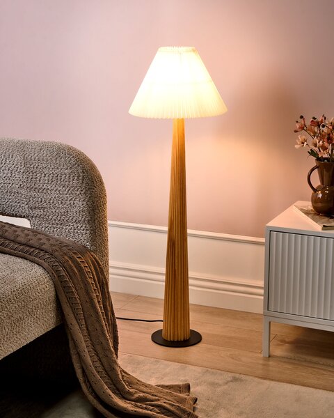 Stojací lampa ALIGIDE Dřevo Přírodní