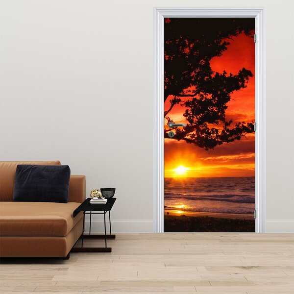 Fototapeta na dveře - Západ slunce (95x205cm)