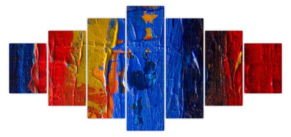 Obraz malířských barev (210x100 cm)