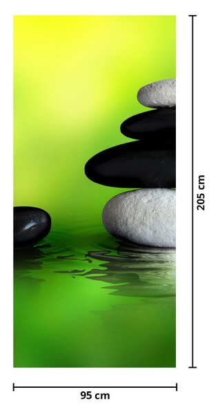 Fototapeta na dveře - Kameny k relaxaci (95x205cm)
