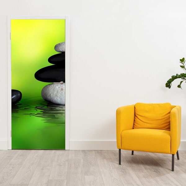 Fototapeta na dveře - Kameny k relaxaci (95x205cm)